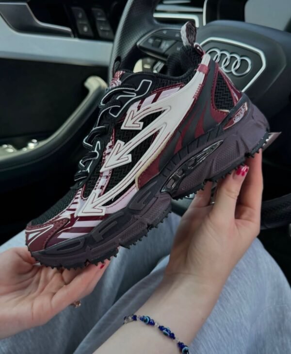 OFF WHITE BE RIGHT BACK BURGUNDY