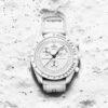 Swatch X Omega Bioceramic Moonswatch Mission To The Moon White With Kit
