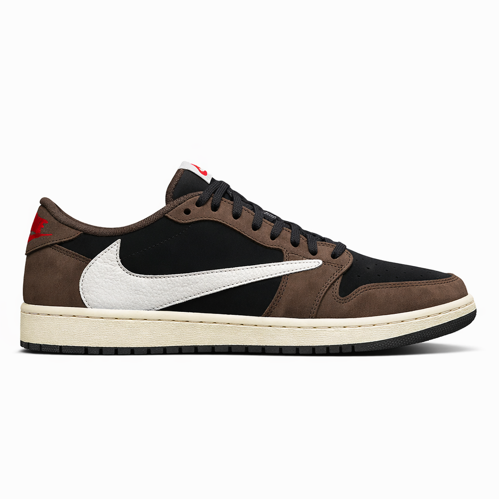 NIK AIR jordan retro 1 low Travis Scott x dark mocha TOP BATCH UA
