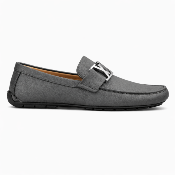 Louis vuttion LV monte carlo mocassin premium loafers Grey TOP BATCH UA