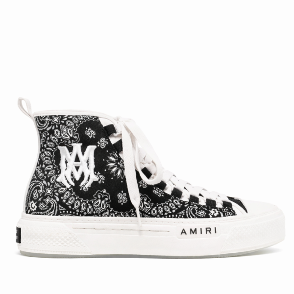 Amiri Bandana Court High-Top Sneakers TOP BATCH UA
