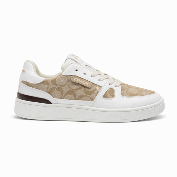 WMN Coaach Clip Court Sneaker White signature canvas TOP BATCH UA