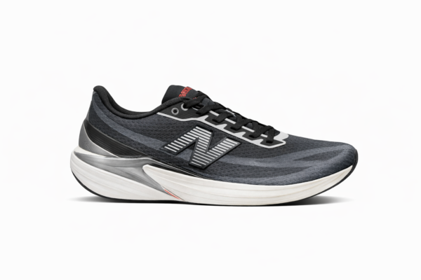 Balance FuelCell Rebel v5 running shoe in black and silver TOP BATCH UA