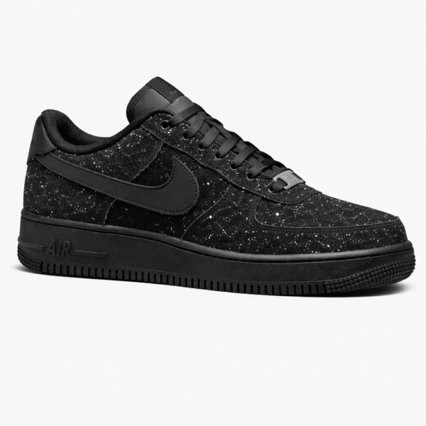Nike Airforce 1 All Black Glitter TOP BATCH UA