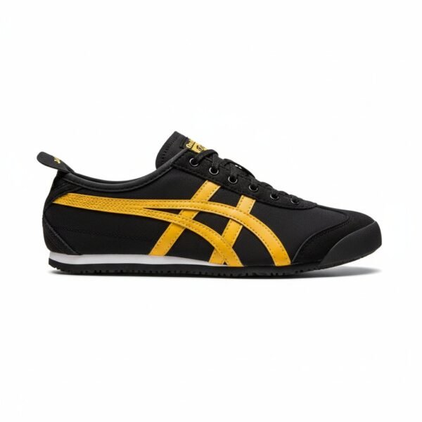 Onitsuka Tiger Mexico 66 Slip On Black Yellow 455 TOP BATCH UA