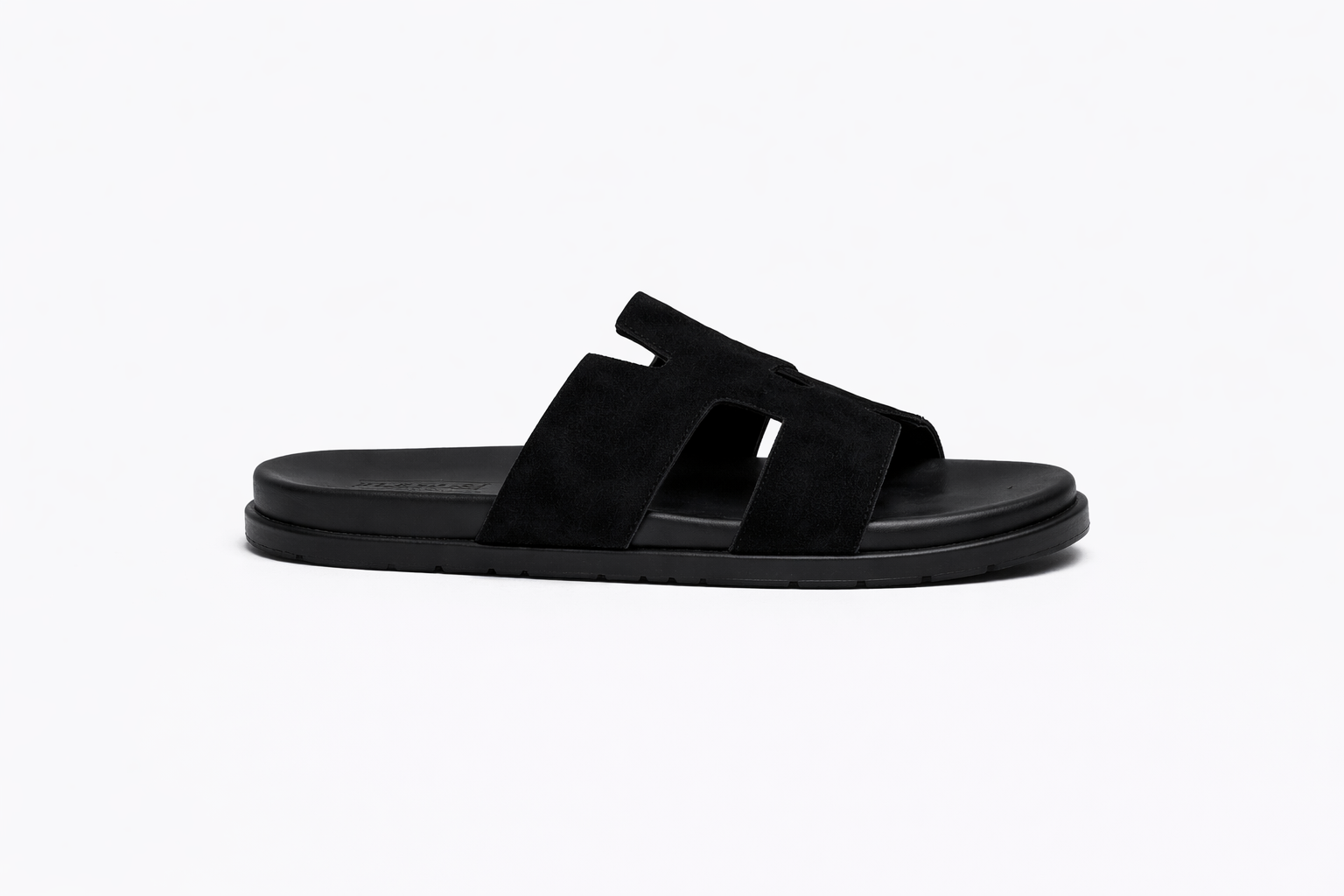 Hermes Sandal All Black 210 TOP BATCH UA