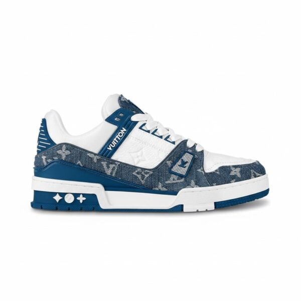 LV Louis Vuitton Trainer Monogram Denim - Light Blue TOP BATCH UA