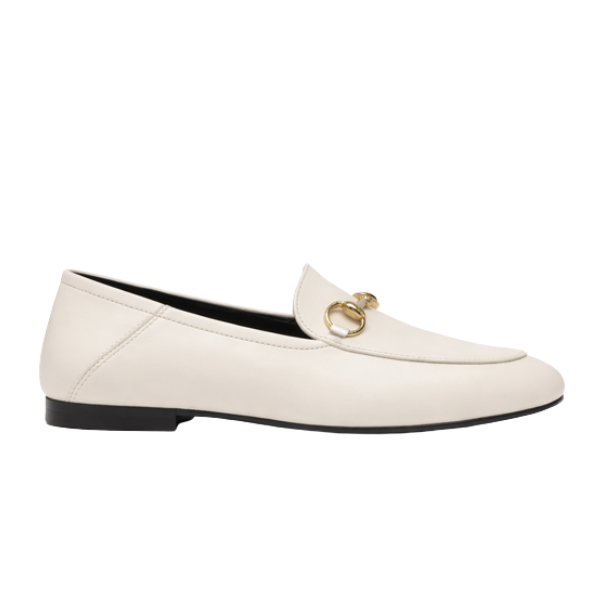 Women GUCCCI horsebit Leather White Loafer For Her TOP BATCH UA
